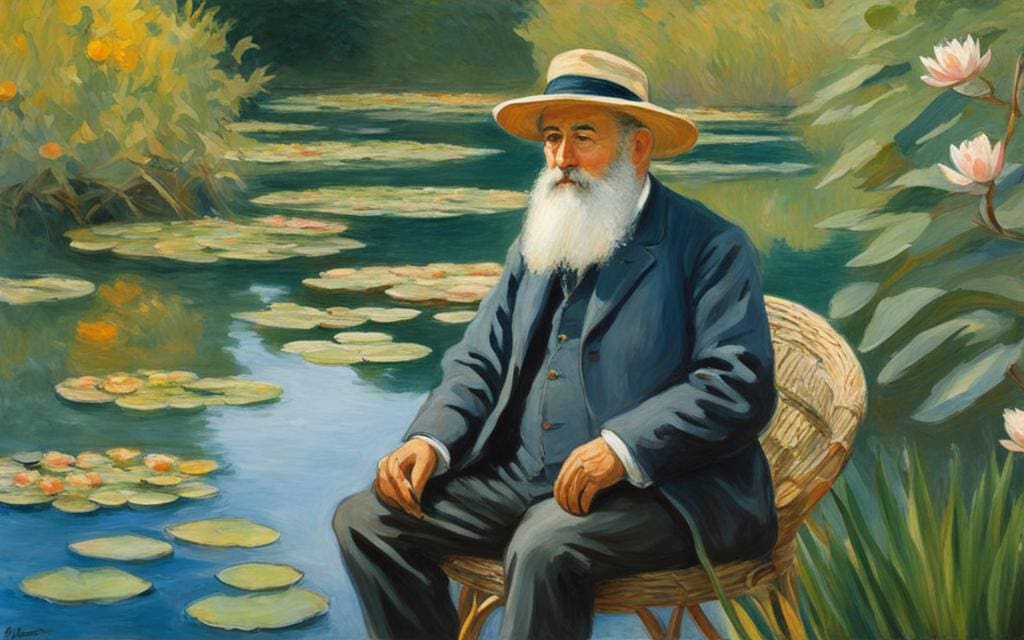 Claude Monet late leven schilderen