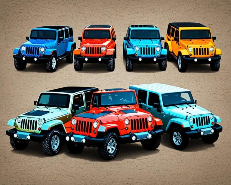 Wat voor Jeep modellen zijn er