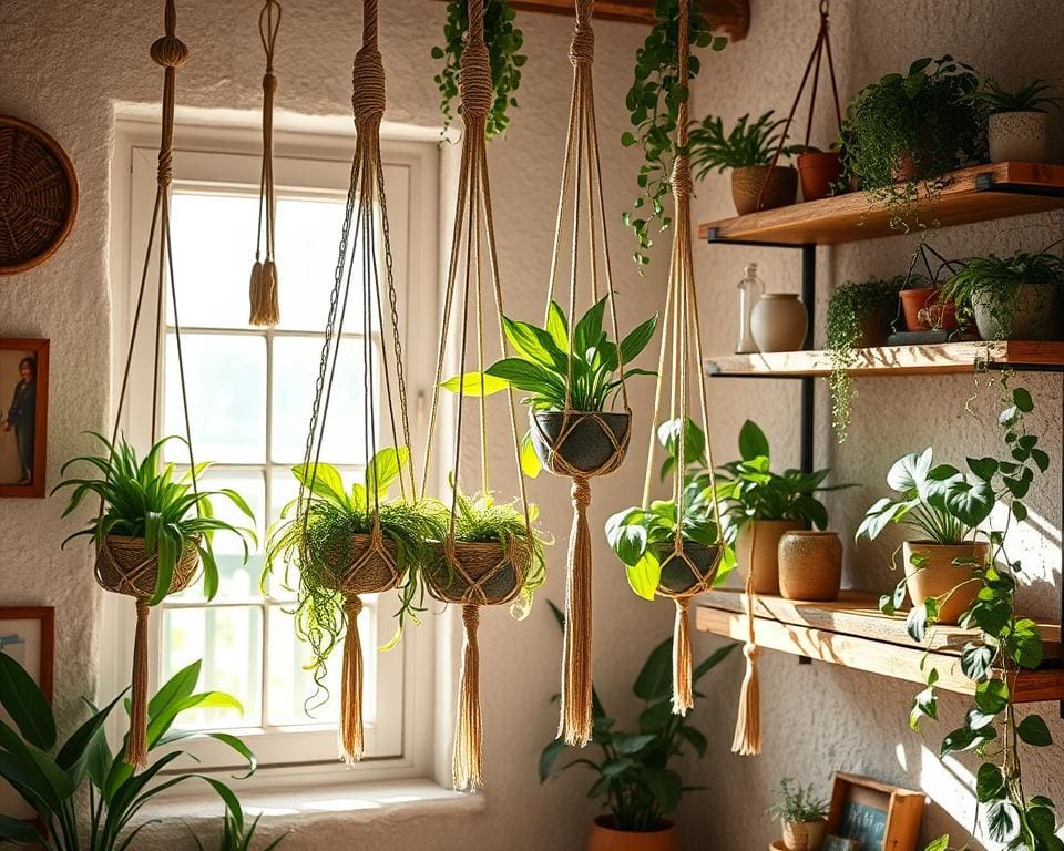 Hoe macramé plantenhangers je huis opfleuren