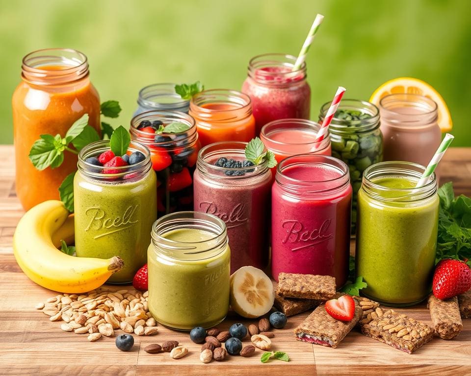 Verhoog je energieniveau met gezonde smoothies en snacks