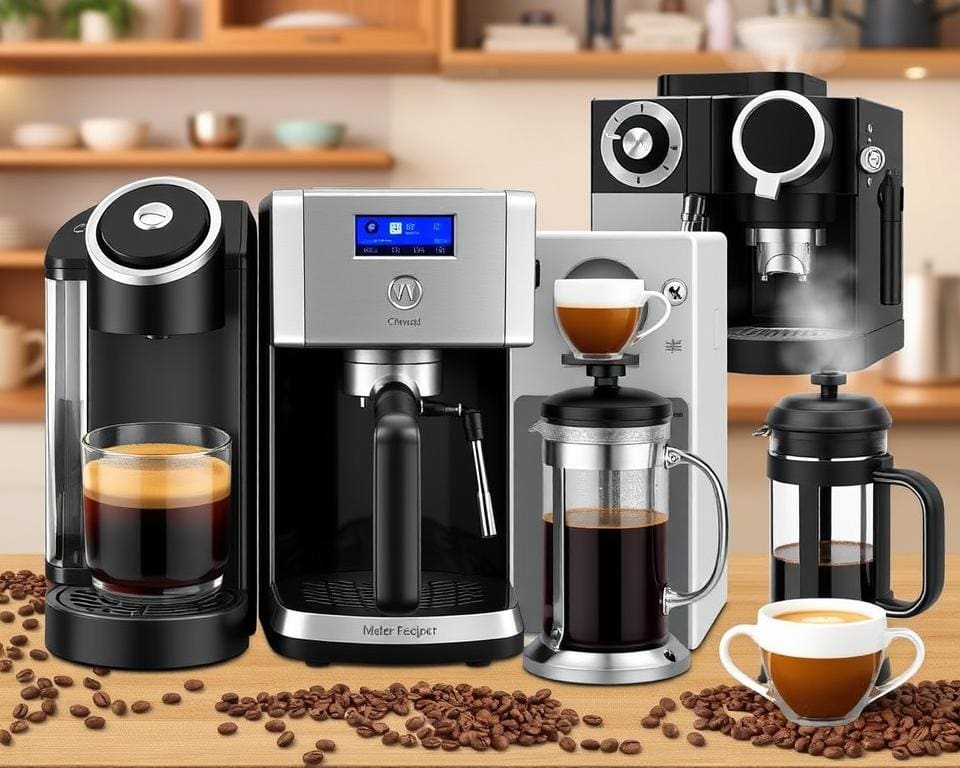 Populaire types koffiemachines