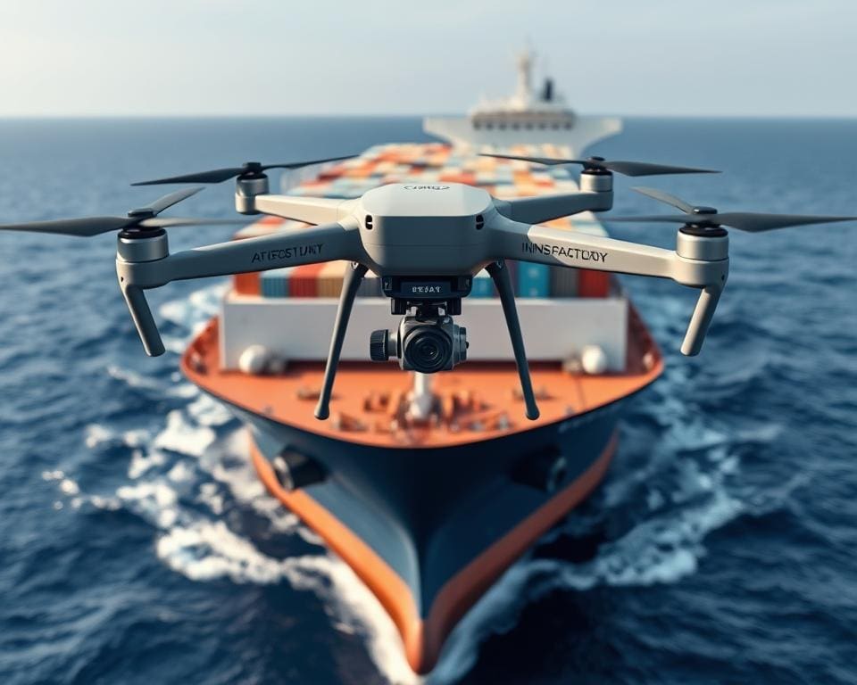 Hoe werken drones in inspecties van zeeschepen?