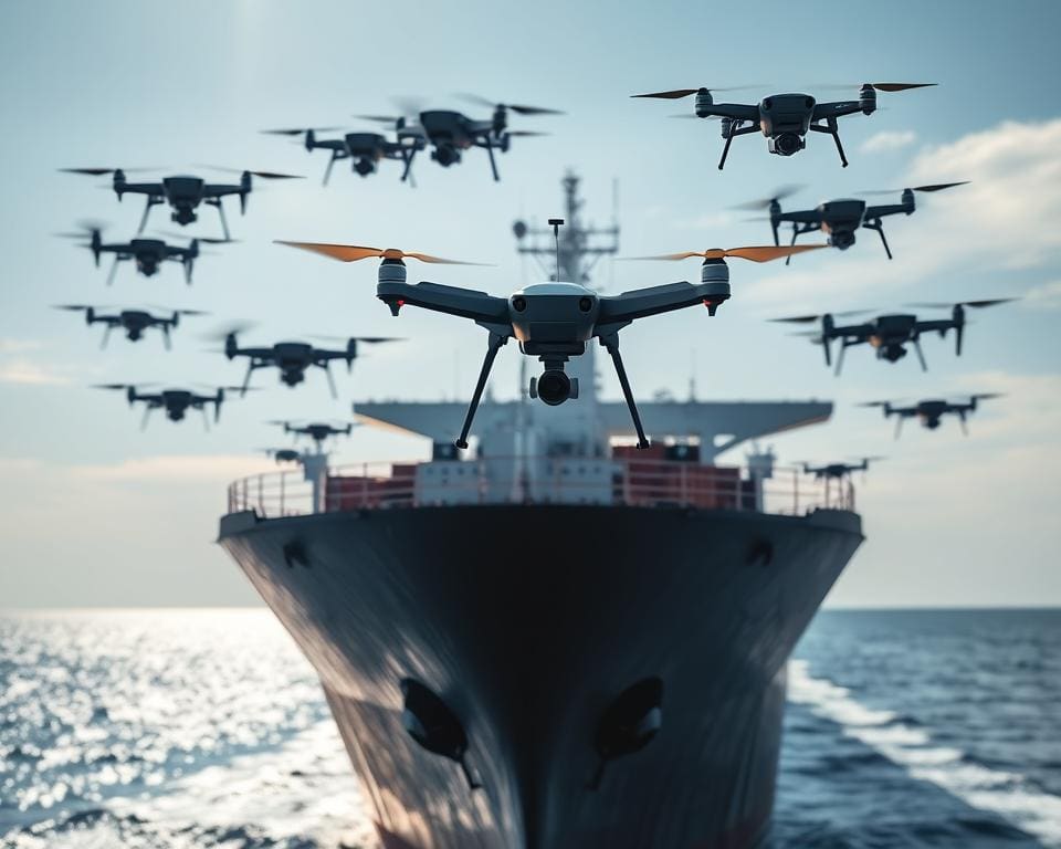 Hoe werken drones in inspecties van zeeschepen?