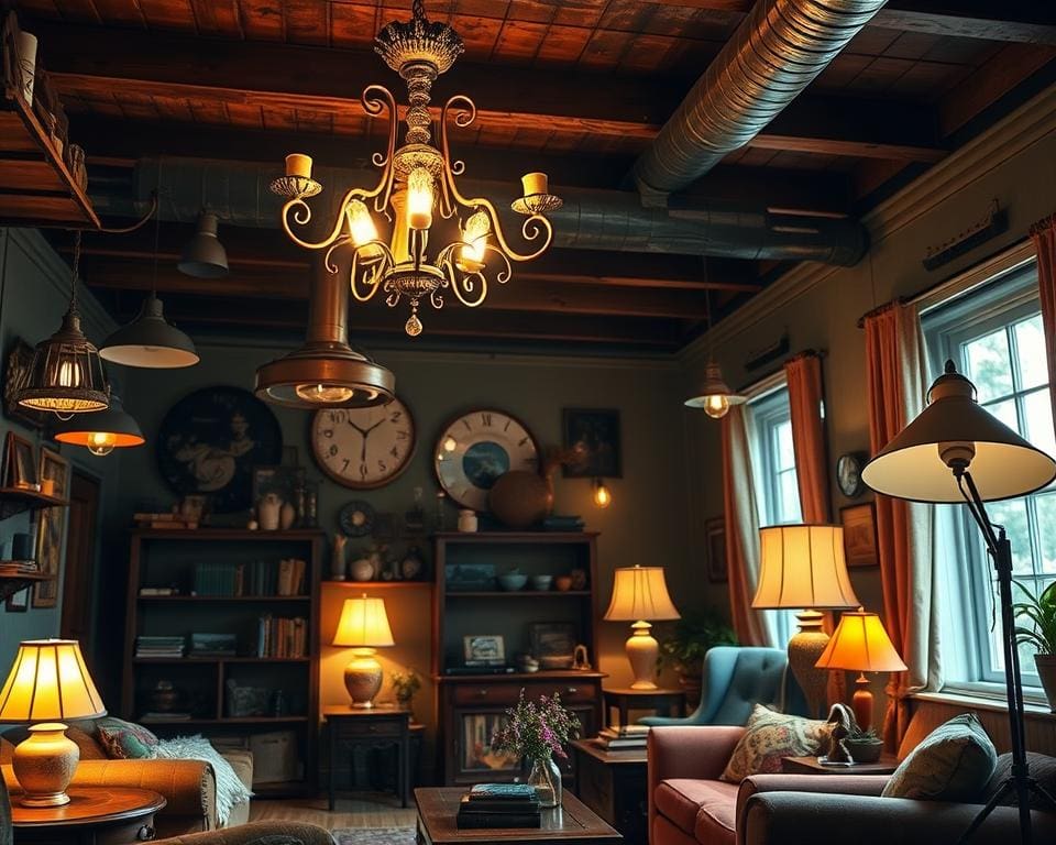 Verlichting voor retro-liefhebbers: Antieke blikvangers