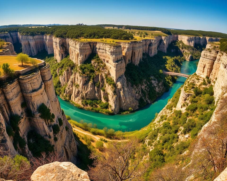 populaire uitkijkpunten in de Gorges de l'Ardèche