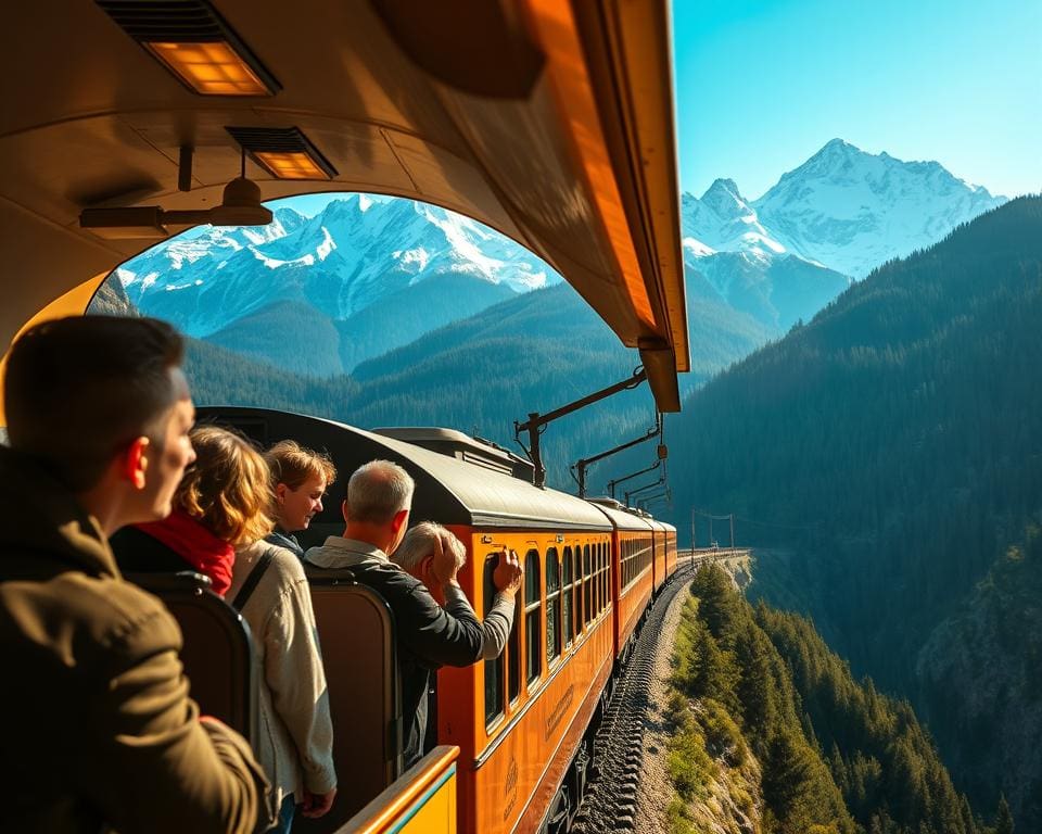 spectaculaire treinreis met de Train Jaune in de Pyreneeën