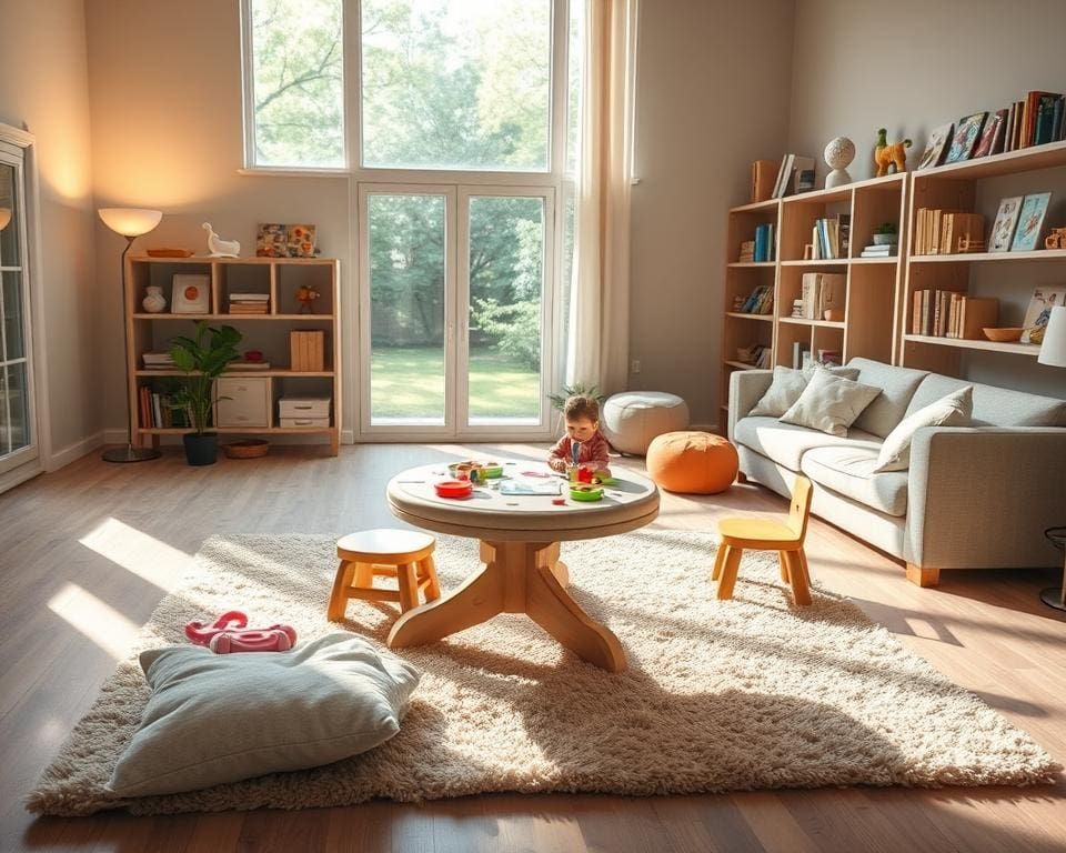Hoe maak je een speelhoek voor kinderen in de woonkamer?
