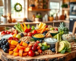 Hoe maak je gezonde snacks feestelijk?