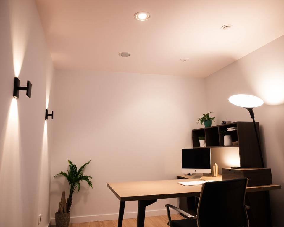 Kunstmatige verlichting voor kamers zonder ramen