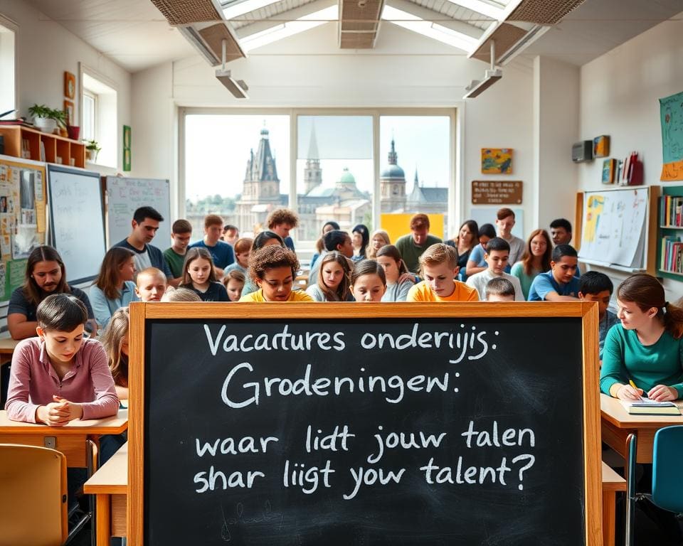 Vacatures onderwijs Groningen: waar ligt jouw talent?