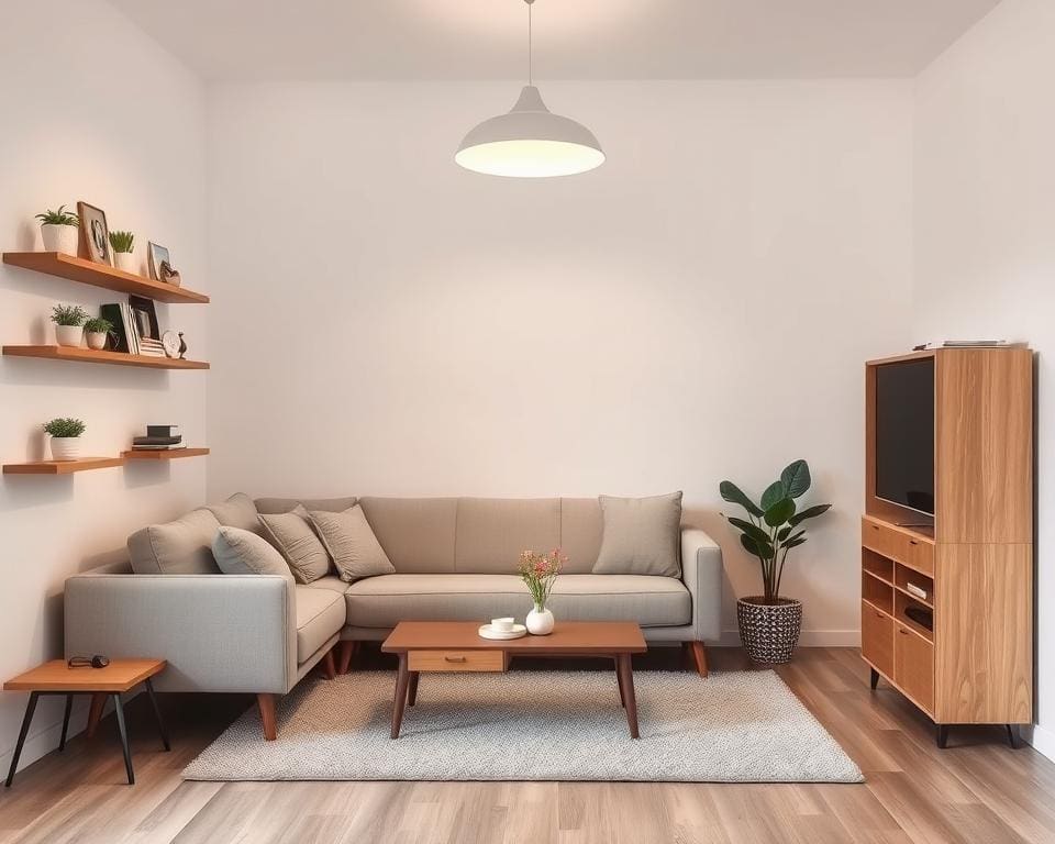 Wat zijn praktische meubels voor een compacte woonkamer?
