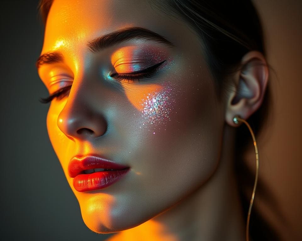 glitter make-up beginners