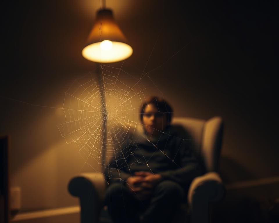 spinneweb en aandacht