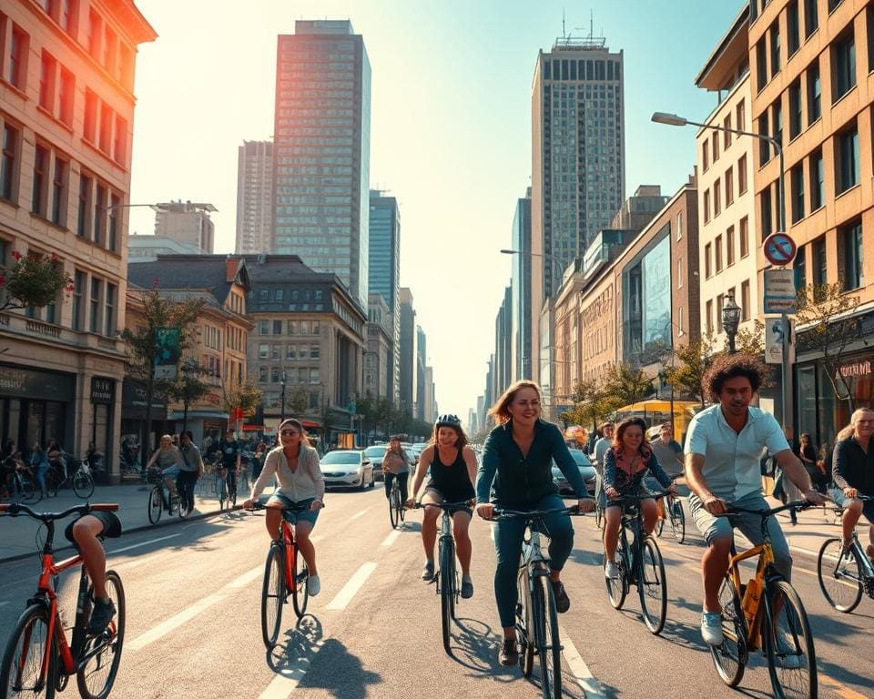 zie ervaringen fietsen in de stad