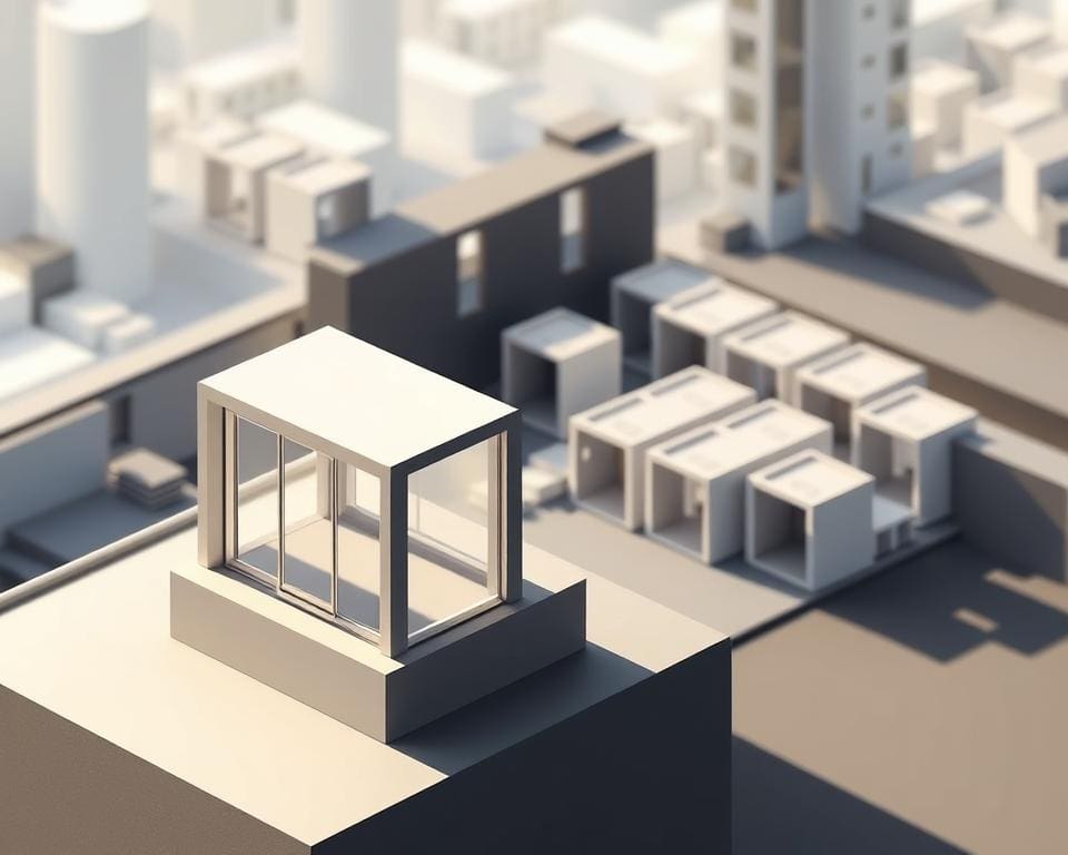 Hoe werkt een architect met modulaire elementen?