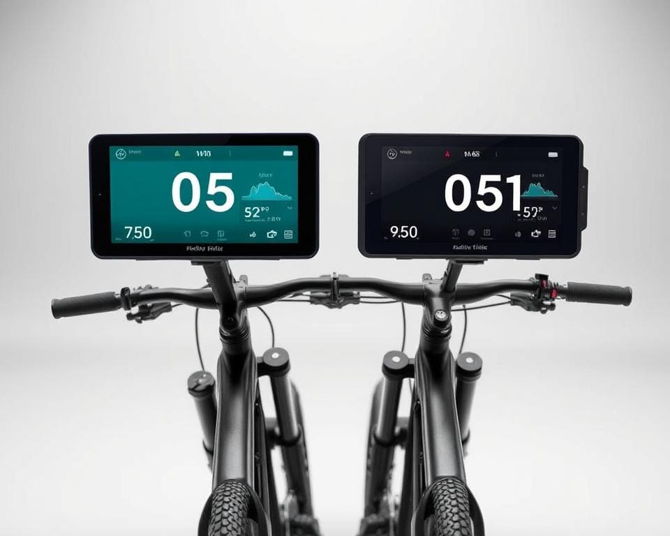 Wat is het verschil tussen M5 en V1 fatbike scherm?