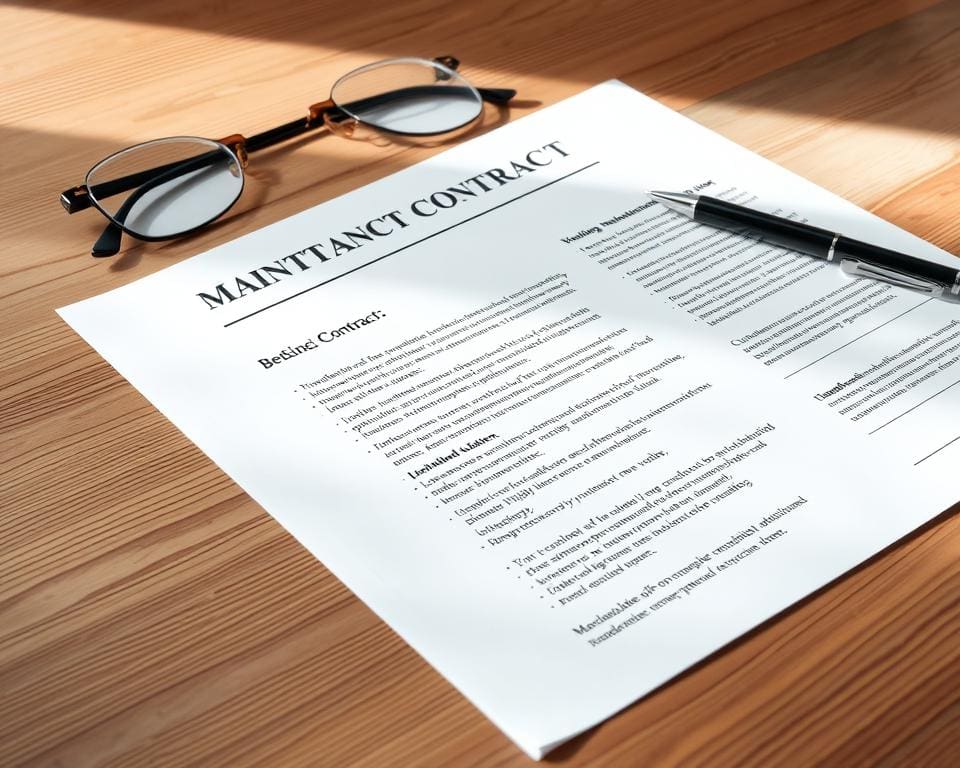 Wat zijn de voordelen van een onderhoudscontract?