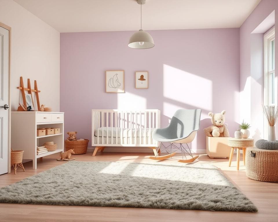 Populaire kleuren voor babykamers in 2025