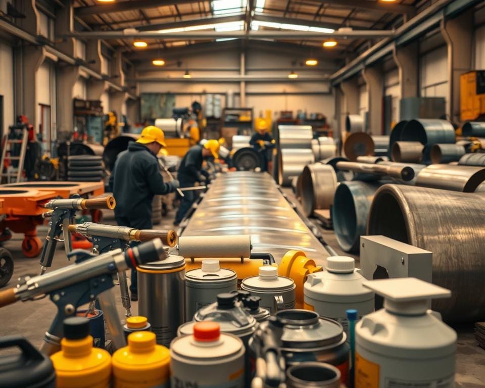 technieken voor staalcoating