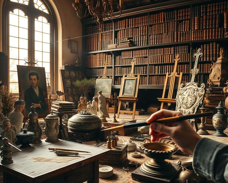 traditionele technieken in de kunst
