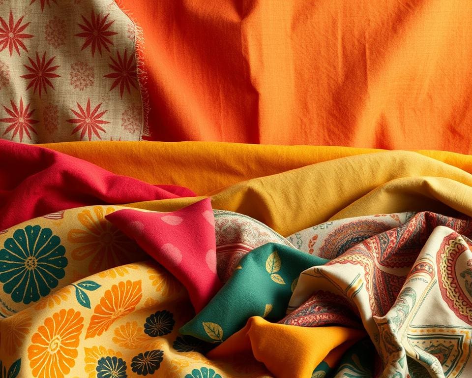 Combinaties van prints en effen kleuren