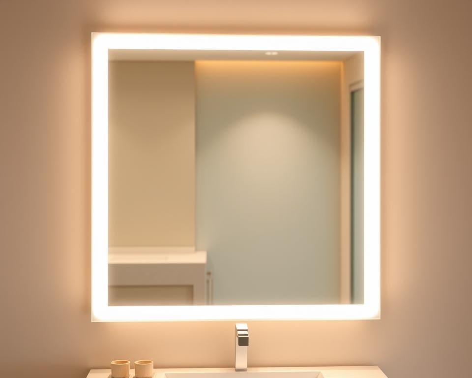 Hoe werkt een slimme spiegel met verlichting?