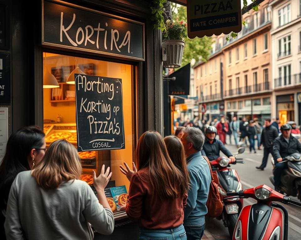 Waar bestel je pizza’s online met korting?