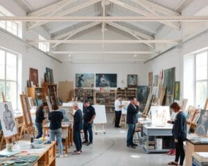 Waarom kiezen kunstenaars voor een collectief atelier?