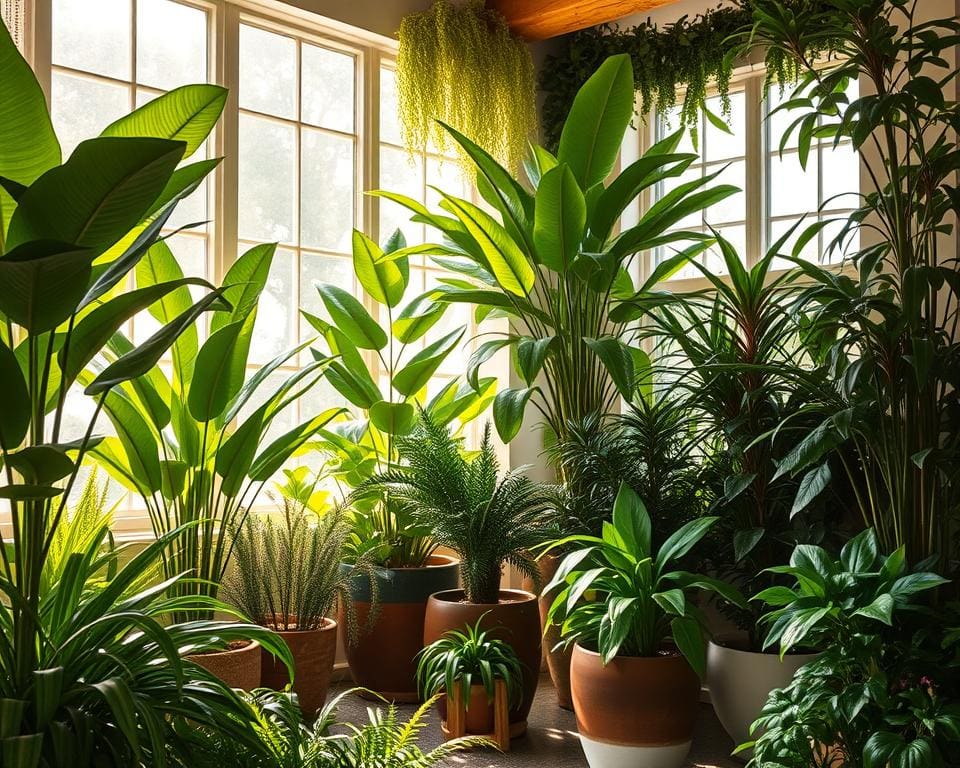 geluidsabsorptie met planten