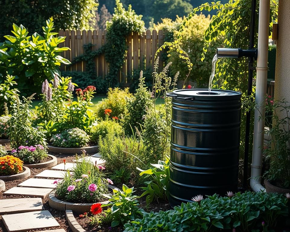 regenwater gebruiken tuin