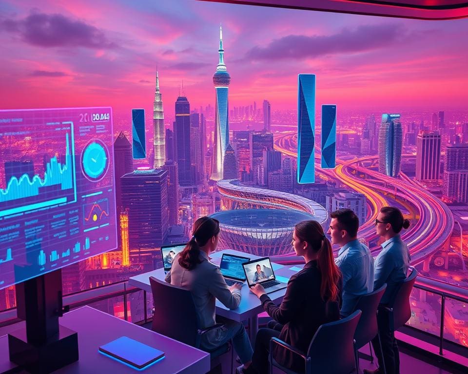 Werken met nieuwe technologieën in communicatie