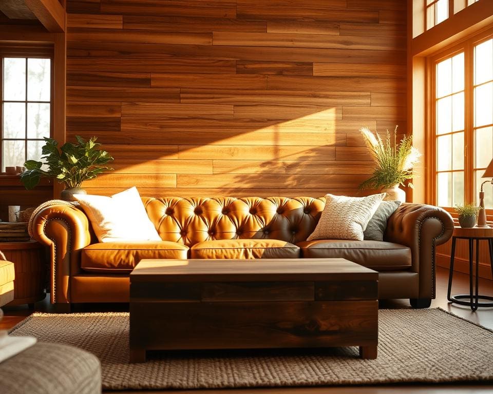 Hoe gebruik je hout als warm accent?