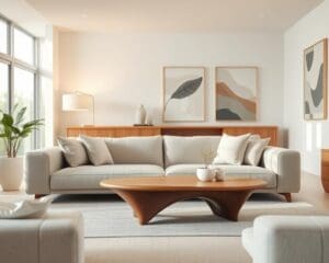 Op welke manier breng je zachtheid in moderne lijnen?