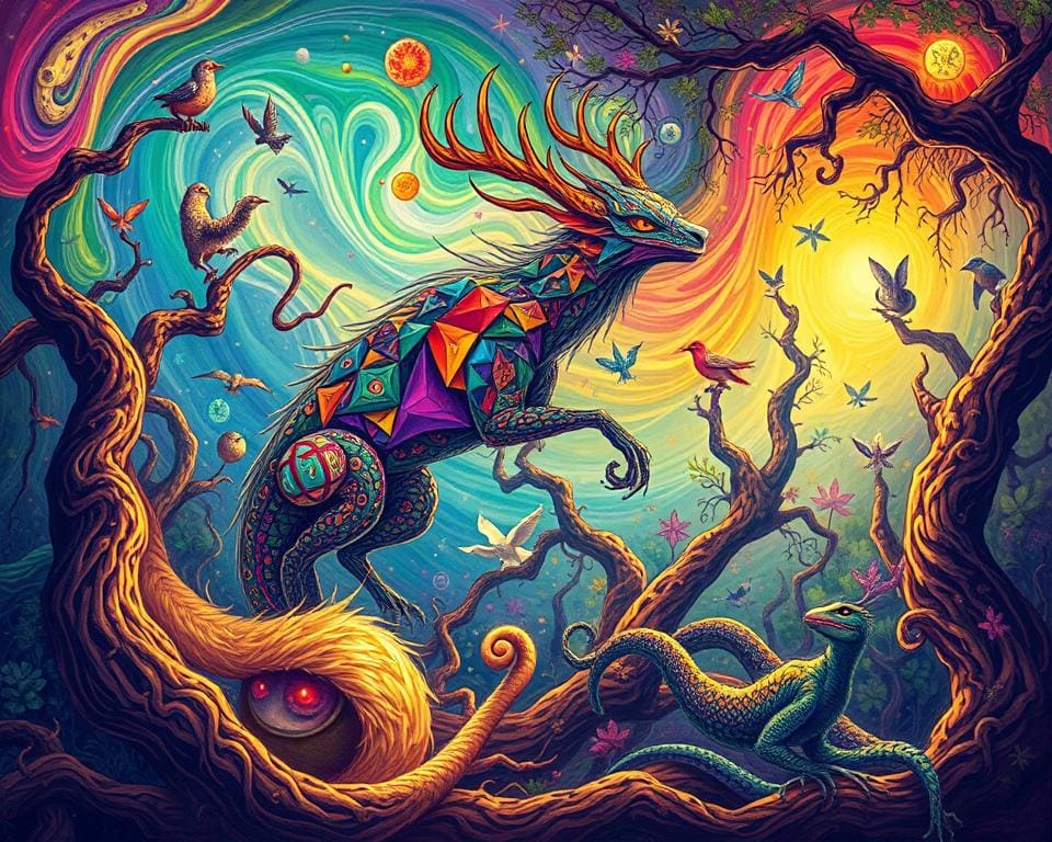 Waar kunst is, zijn dieren – wat betekent dat cryptogram?