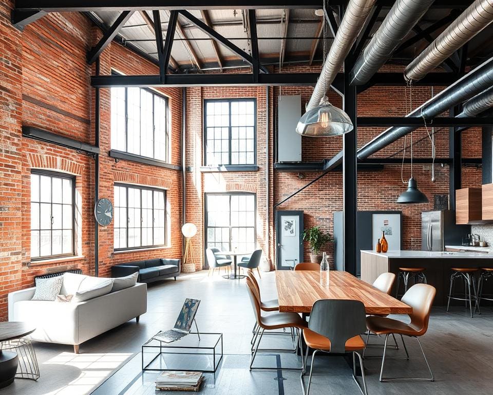 Wat zijn de kenmerken van industrieel wonen?