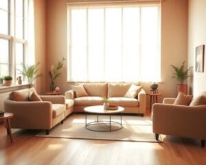 Welke meubels brengen geborgenheid in open ruimtes?