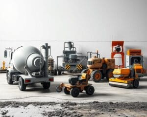 Welke machines gebruik je voor betonbewerking?