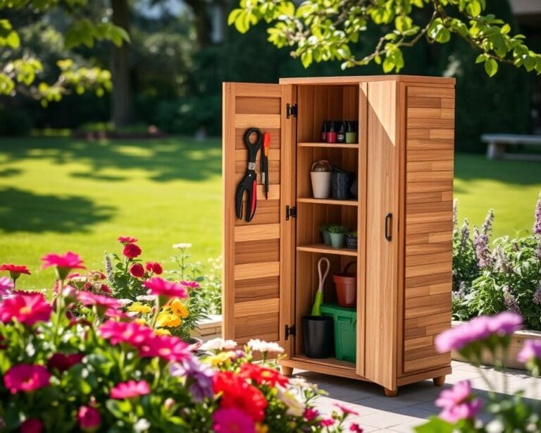 Waarom is een buitenkast handig voor tuinaccessoires?