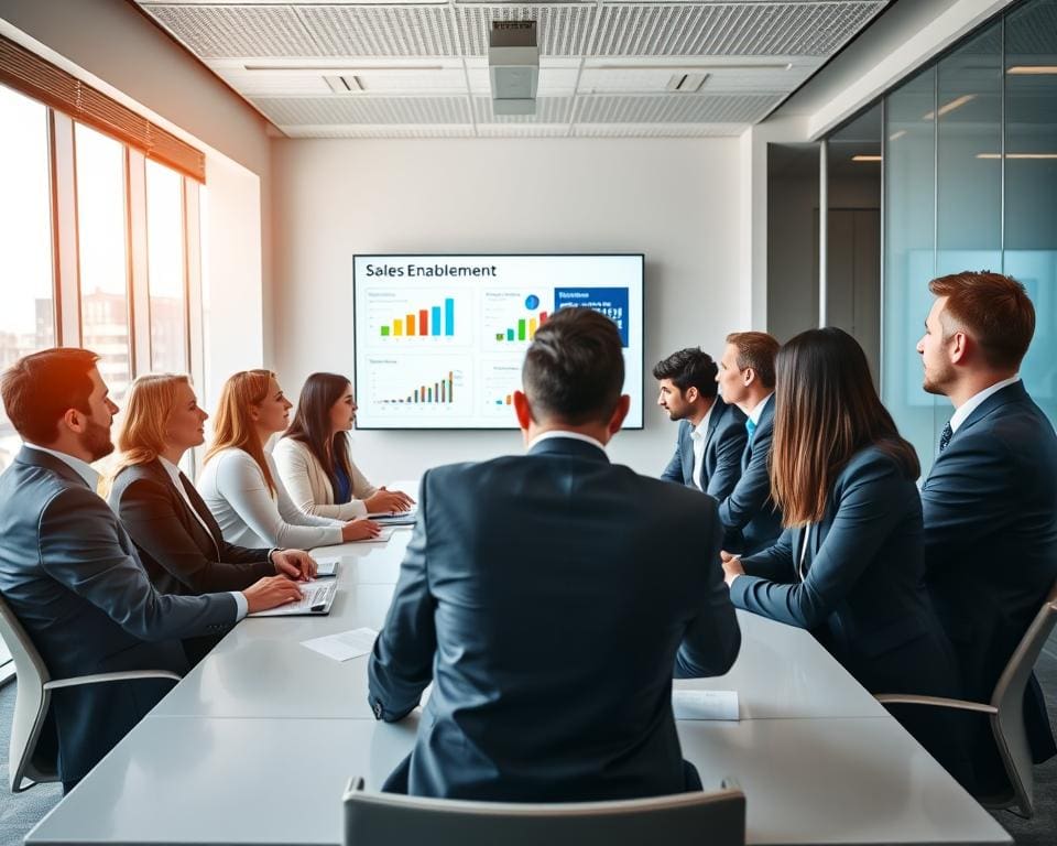 Hoe helpt sales enablement commerciële teams?