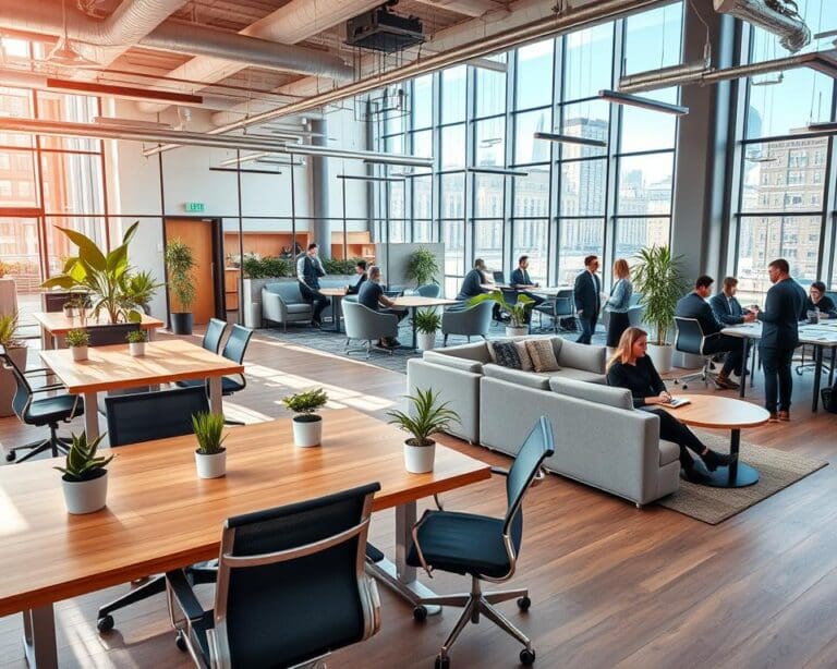 Meubilair voor coworking spaces