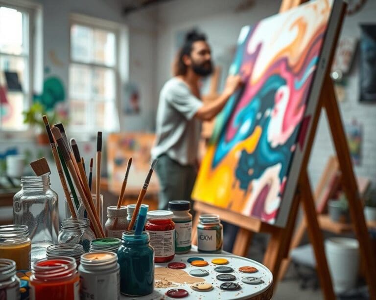 Abstract schilderen stap voor stap