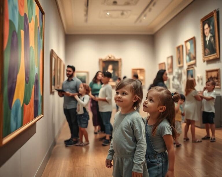 Galerie bezoeken met kinderen