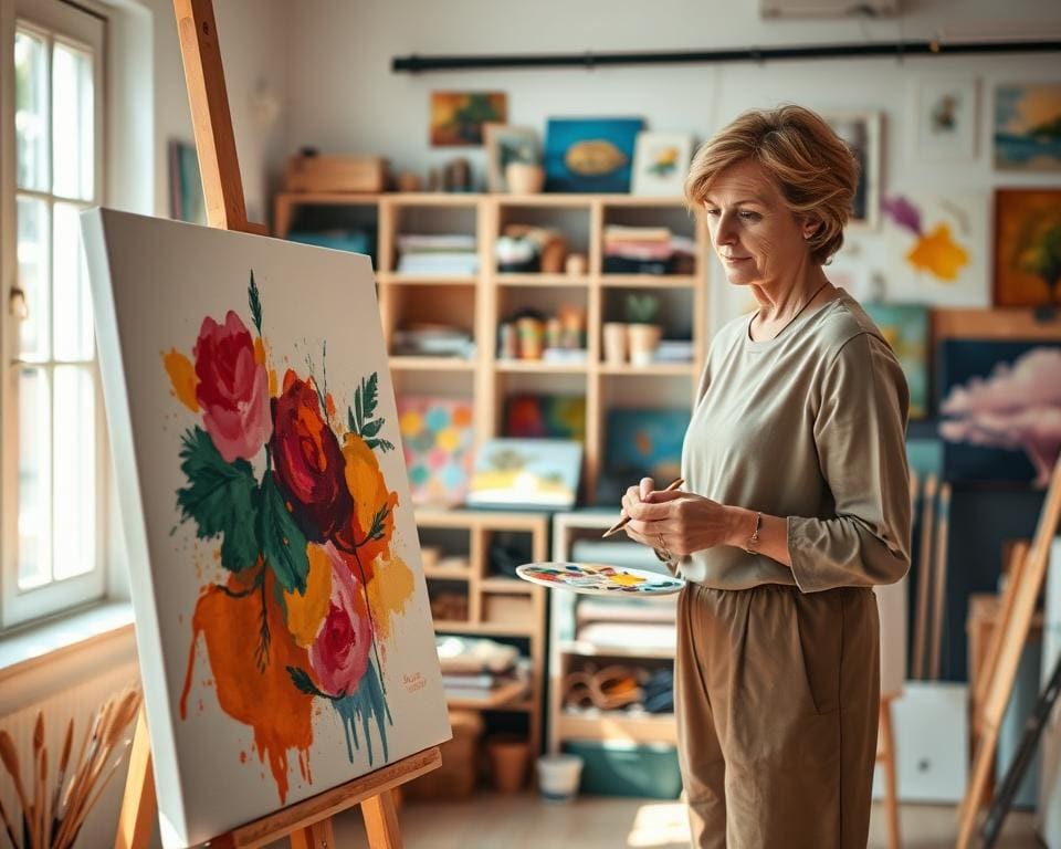 Hoe ontwikkel je je eigen schilderstijl?