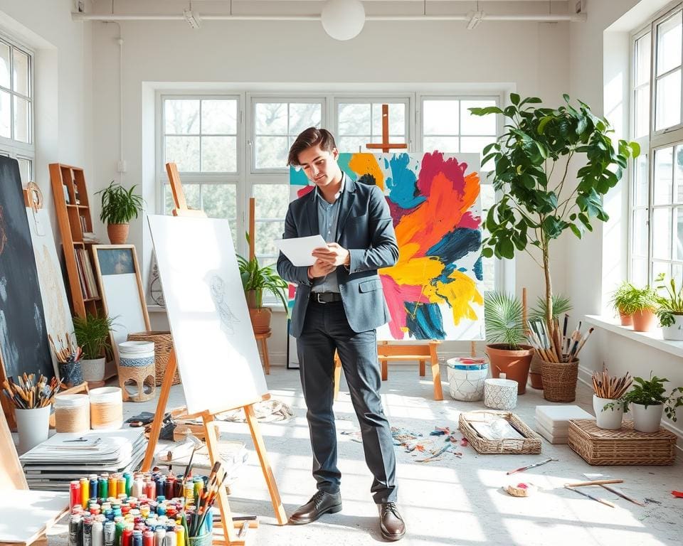 Hoe start je als zelfstandig kunstenaar?