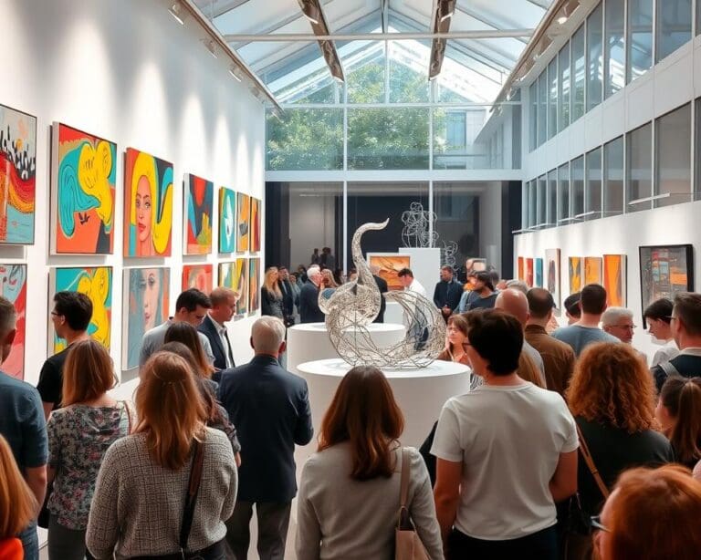 Moderne kunst in Belgische galerijen