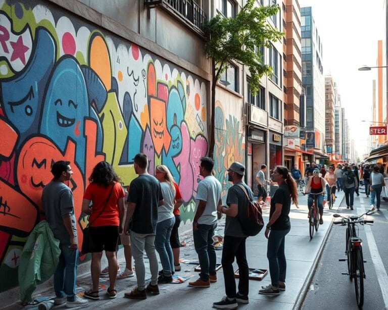 Street art en moderne kunstvormen