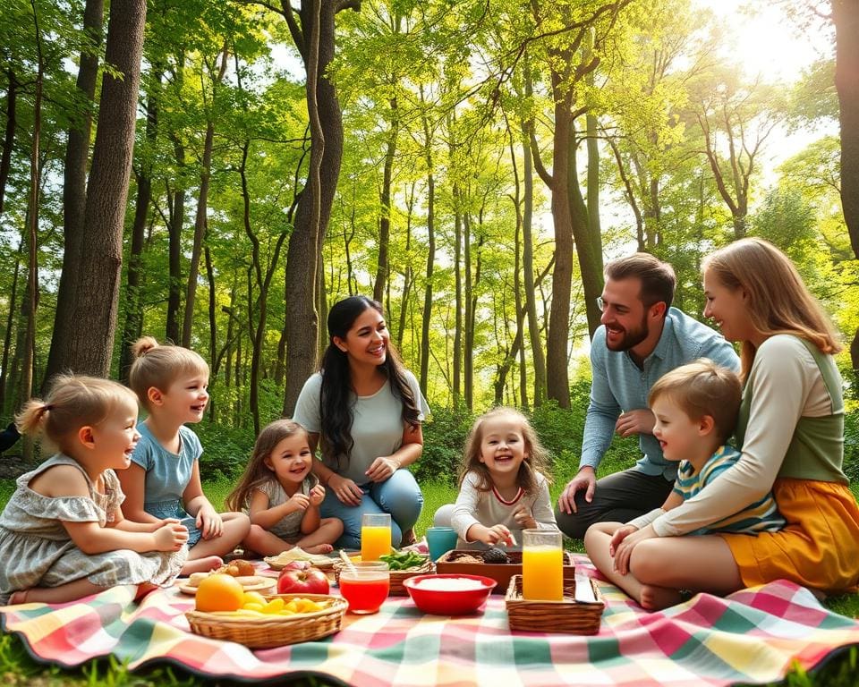 Wat maakt een familiedag in het bos zo gezellig?