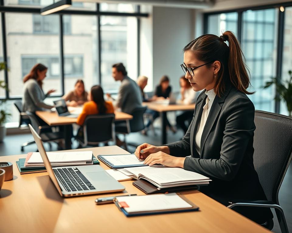Hoe ondersteunt een office manager dagelijkse processen?