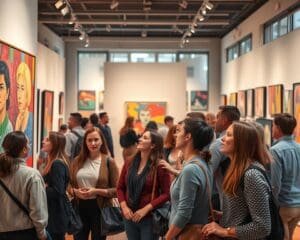 Waarom bezoeken mensen tijdelijke kunst tentoonstellingen?