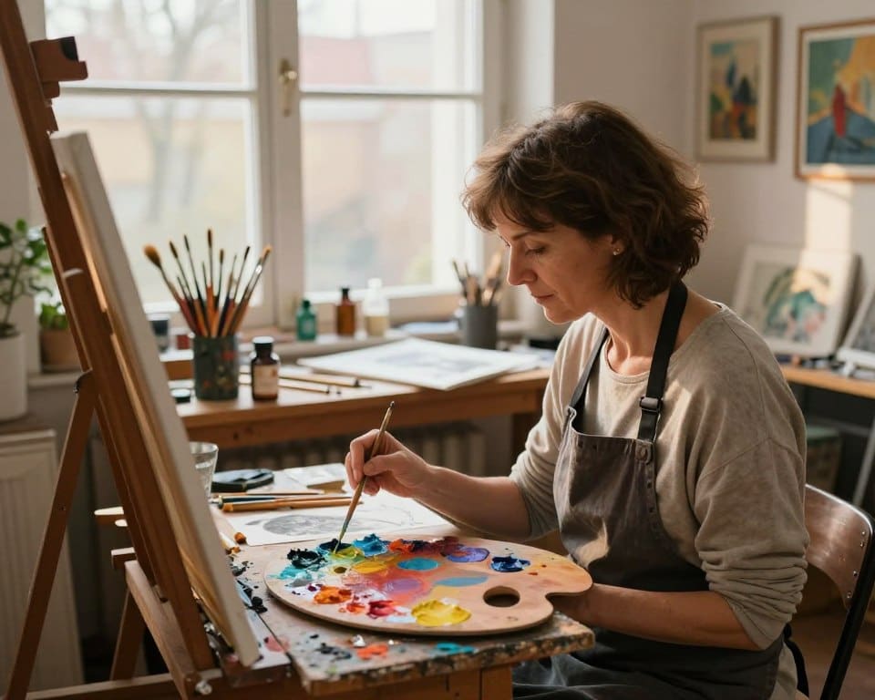 Waarom kiezen kunstenaars voor een eigen atelier?